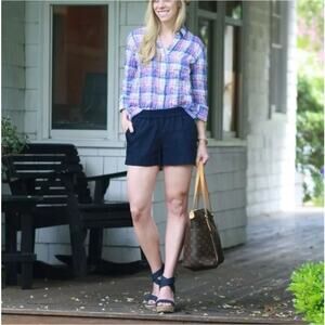 J. Crew Factory Navy Boardwalk Shorts Size 2